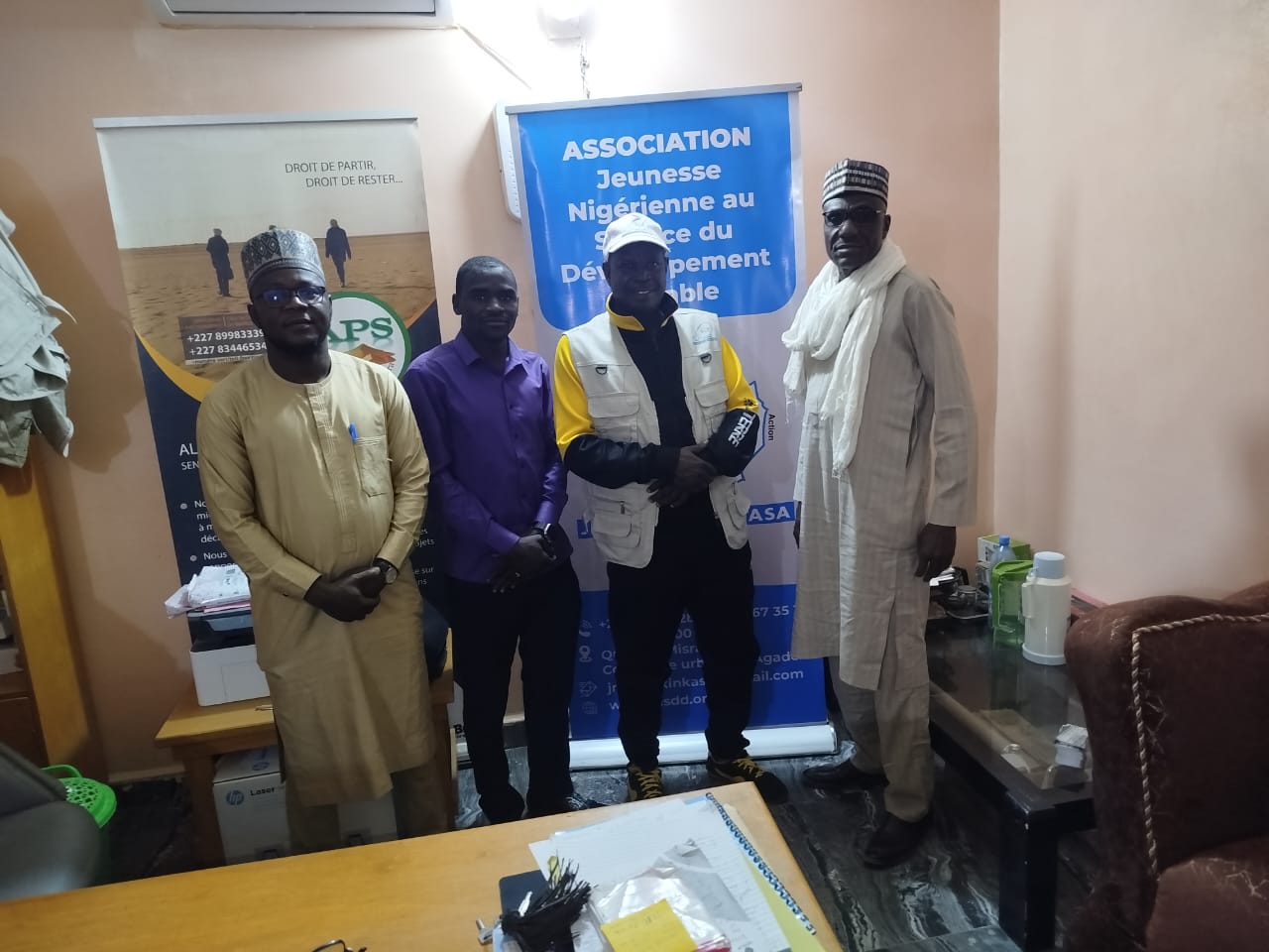 Rencontre d&rsquo;échange JNSDD AIKIN KASA – GIZ sur la migration (Programme MigraFlex)